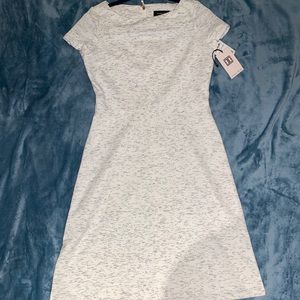 White with black specs Ivanka Trump dress NWT